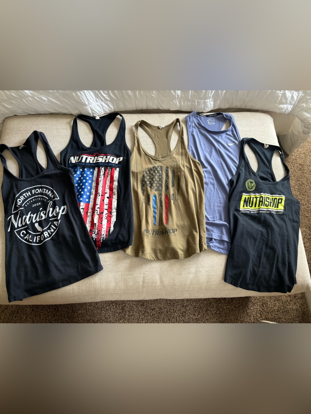 Workout tank tops